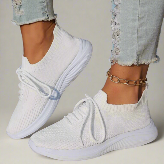 Ladies' Knitted Sock Trainers - Lightweight Casual Footwear