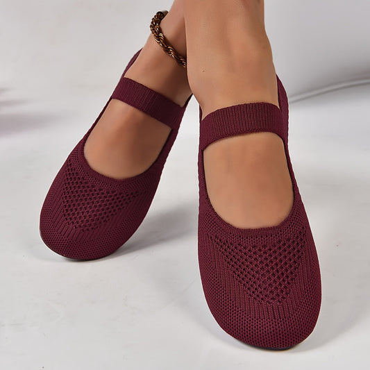 Ladies' Mary Jane Ballerina Shoes - Airy Flat Footwear