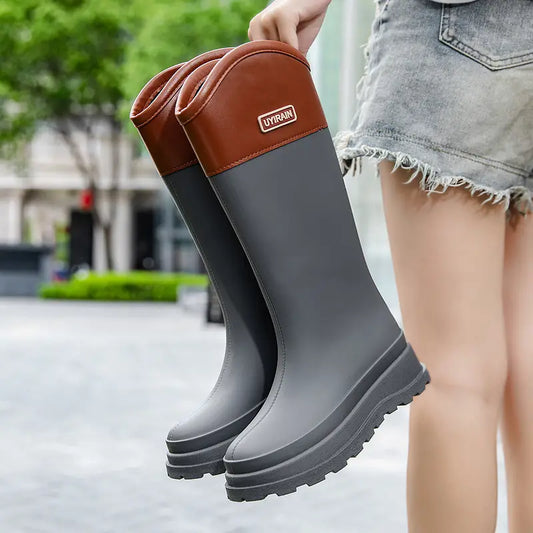 Ladies Rain Boots - Stylish Waterproof Wellies For Outdoor Activities