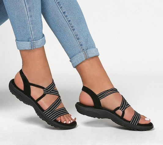 Ladies Sandals - Cozy Strappy Footwear For Everyday Wear