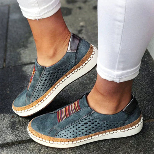Ladies slip-on shoes - comfortable casual footwear for women