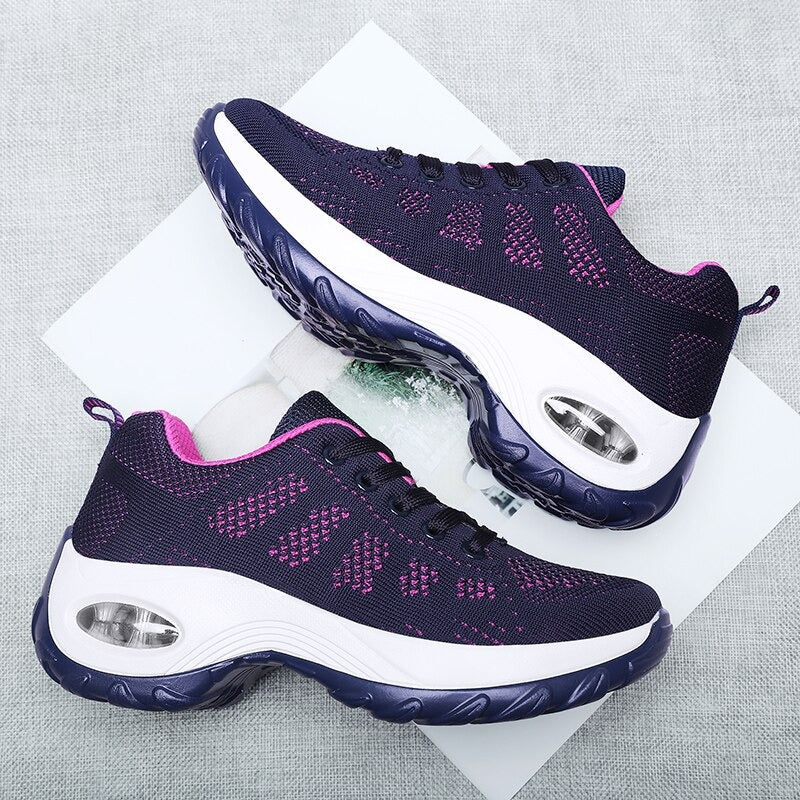 Ladies Sports Shoes - Breathable Athletic Trainers For Active Lifestyles