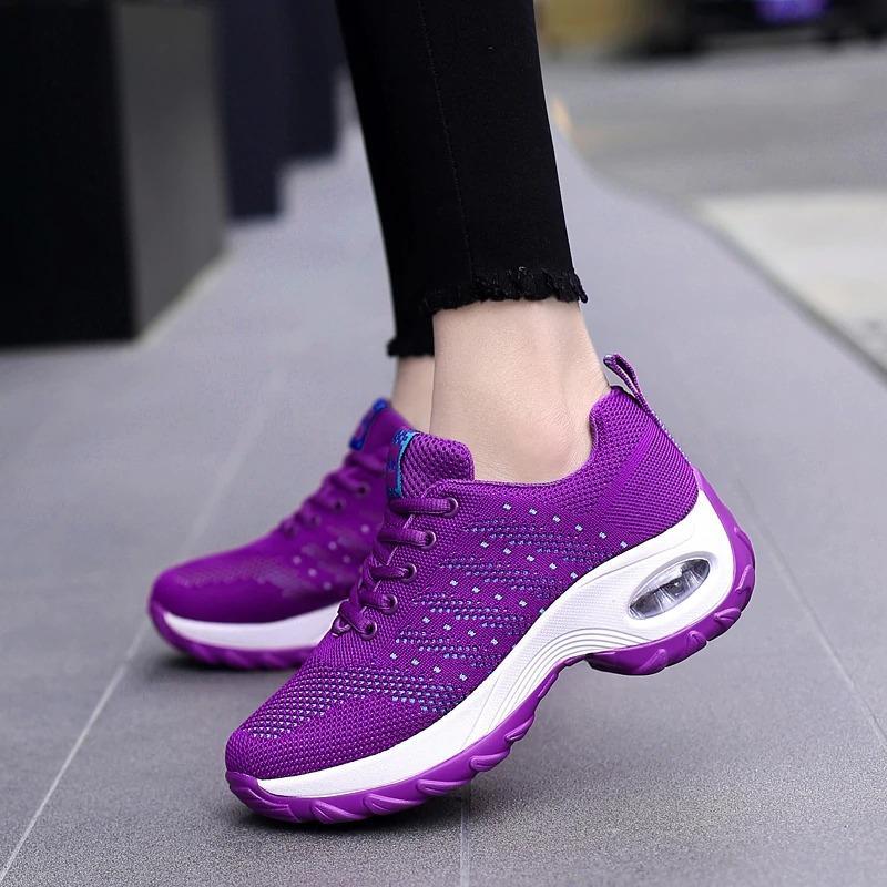 Ladies Sports Shoes - Breathable Athletic Trainers For Active Lifestyles