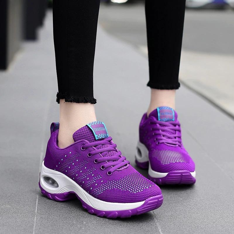 Ladies Sports Shoes - Breathable Athletic Trainers For Active Lifestyles