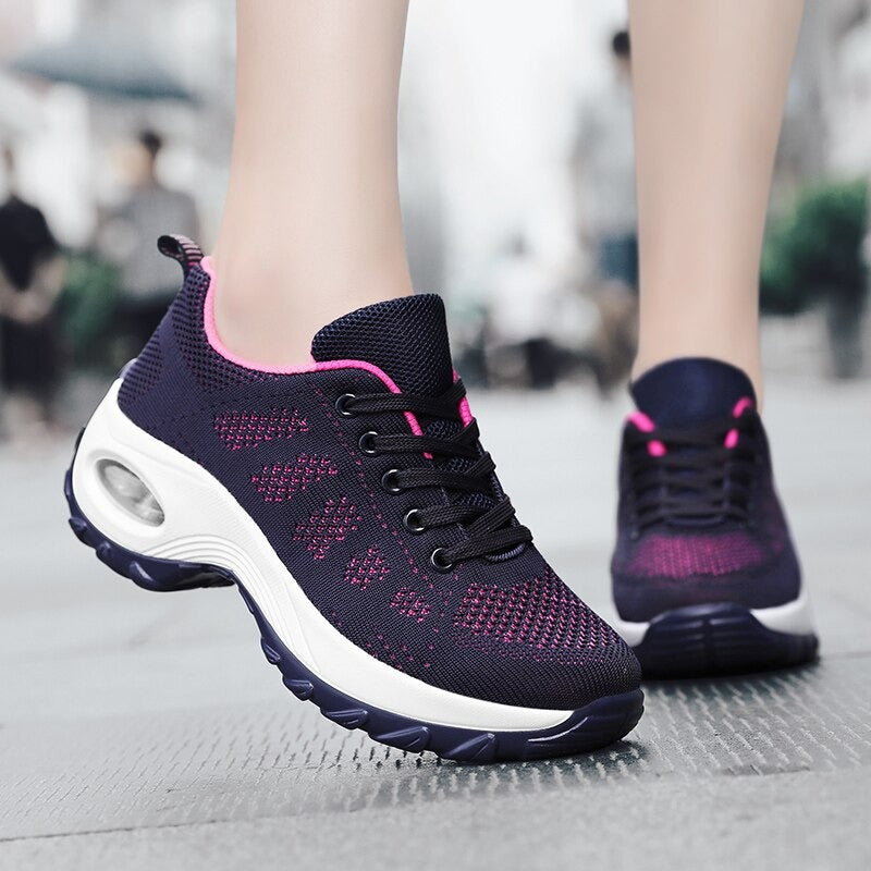 Ladies Sports Shoes - Breathable Athletic Trainers For Active Lifestyles