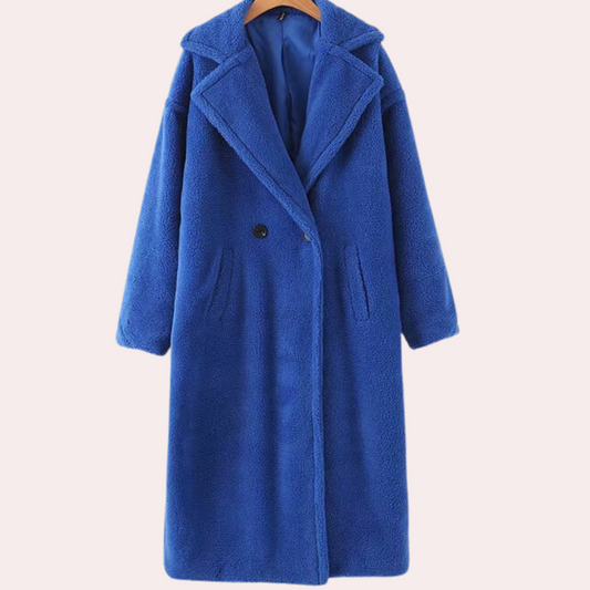 Ladies Teddy Coat - Stylish Long Oversized Women'S Coat