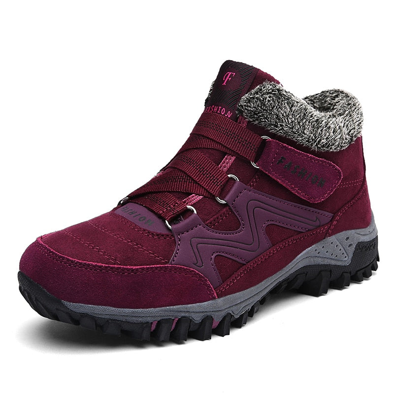 Ladies Winter Ankle Boots - Warm And Cozy Outdoor Footwear