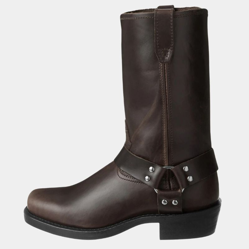 Leather cowboy boots - durable vintage style ladies footwear