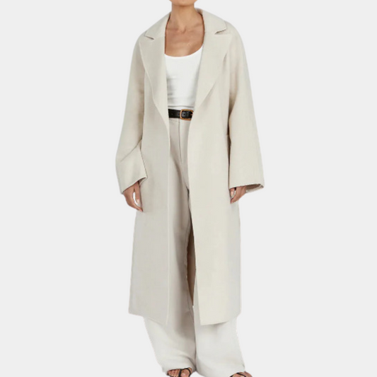 Long Trench Coat - Elegant Ladies Outerwear