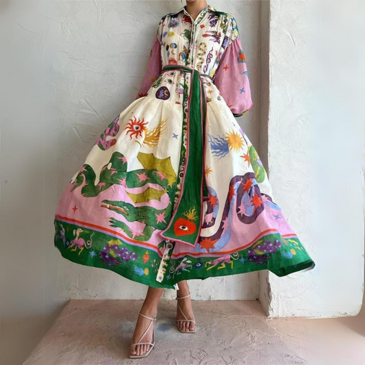 Maxi Dress - Vibrant And Distinctive Ladies Long Dress