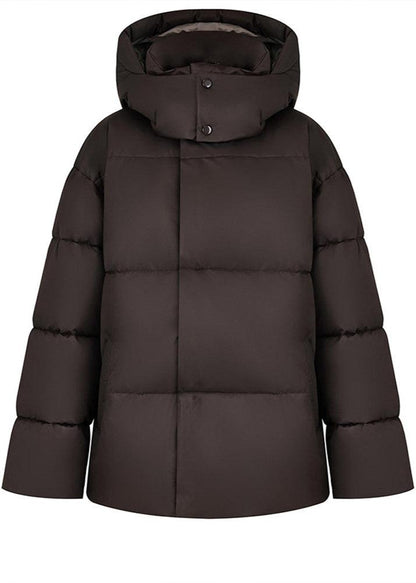Oversized puffer jacket - stylish ladies winter coat