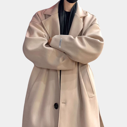 Oversized trench coat - relaxed fit ladies outerwear