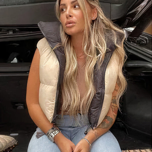 Padded Gilet - Chic Ladies Vest Jacket