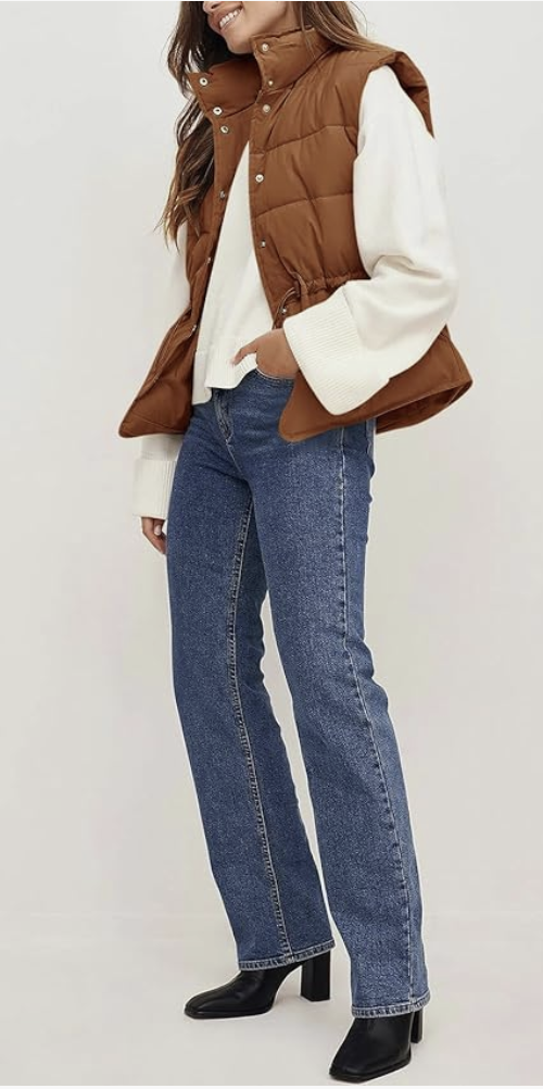 Padded Gilet - Stylish Sleeveless Ladies Vest