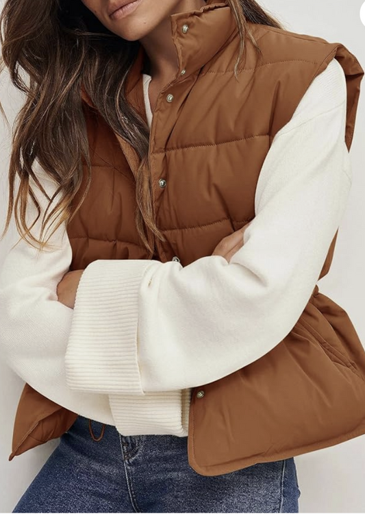 Padded Gilet - Stylish Sleeveless Ladies Vest