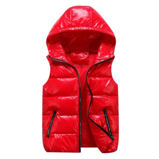 Padded Gilet With Hood - Trendy Ladies Sleeveless Jacket