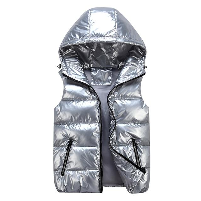 Padded Gilet With Hood - Trendy Ladies Sleeveless Jacket