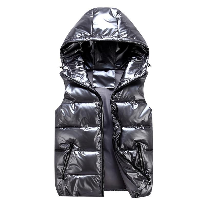 Padded Gilet With Hood - Trendy Ladies Sleeveless Jacket