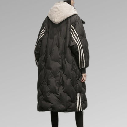 Padded Long Coat - Stylish Ladies Winter Outerwear
