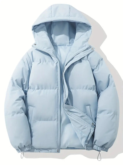 Puffer Jacket - Stylish Winter Coat With Hood For Ladies