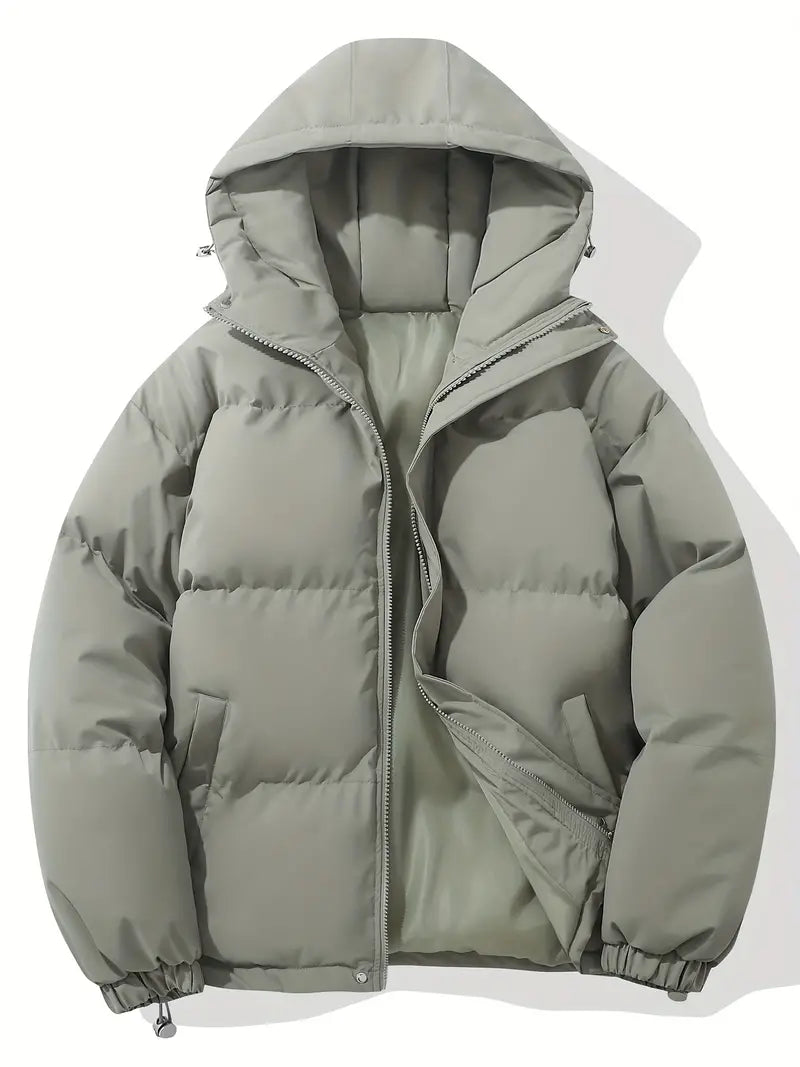 Puffer Jacket - Stylish Winter Coat With Hood For Ladies