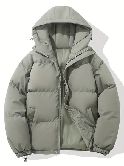 Puffer Jacket - Stylish Winter Coat With Hood For Ladies