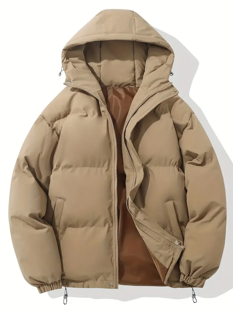 Puffer Jacket - Stylish Winter Coat With Hood For Ladies
