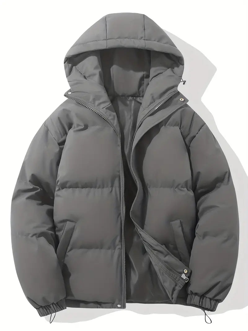 Puffer Jacket - Stylish Winter Coat With Hood For Ladies