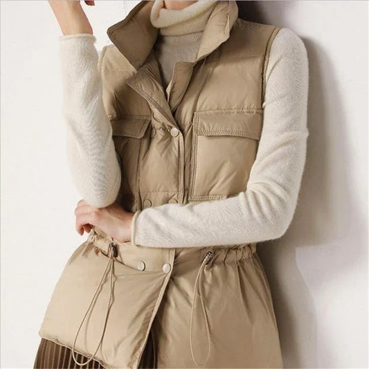 Puffer Vest - Lightweight Ladies Padded Gilet With Pockets