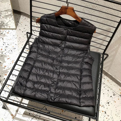Puffer Vest - Lightweight Quilted Ladies Gilet