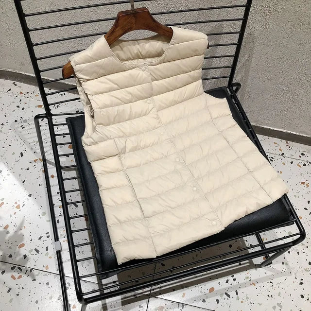 Puffer Vest - Lightweight Quilted Ladies Gilet
