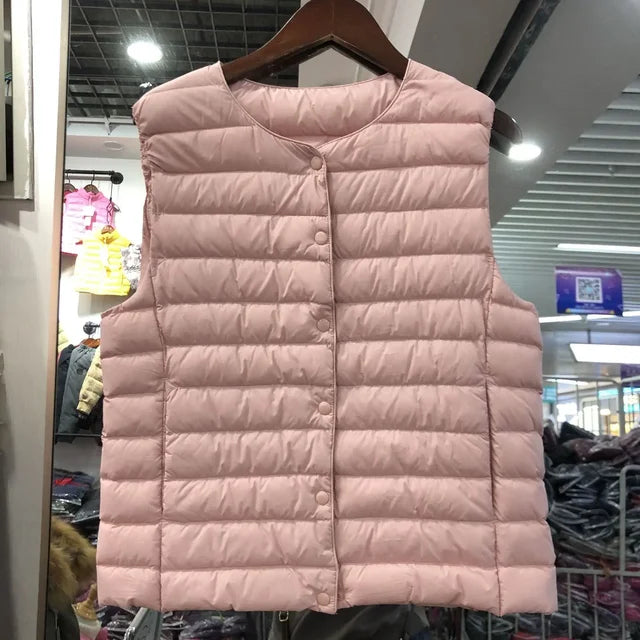 Puffer Vest - Lightweight Quilted Ladies Gilet