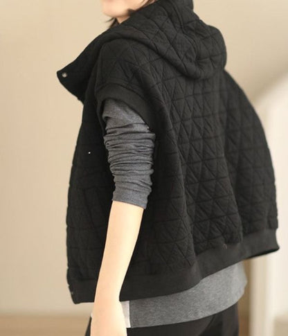 Quilted Body Warmer - Contemporary Women'S Sleeveless Jacket