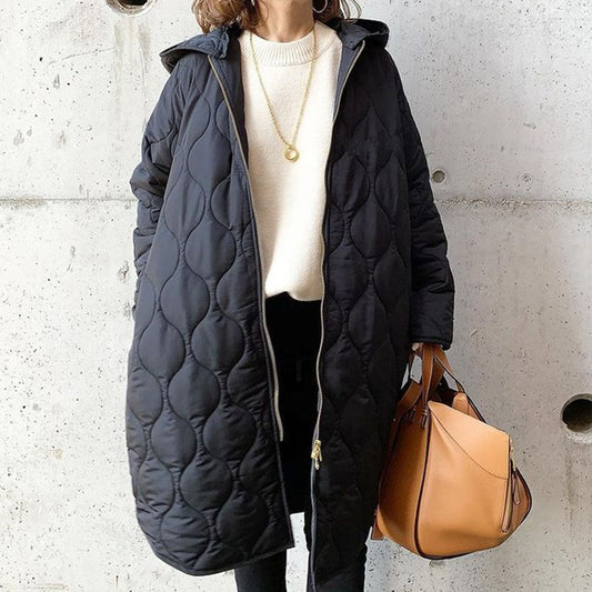 Quilted Puffer Coat - Stylish Ladies Winter Outerwear