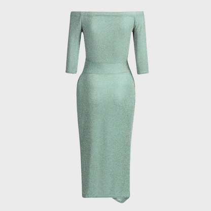 Side Slit Dress - Elegant Ladies Evening Gown