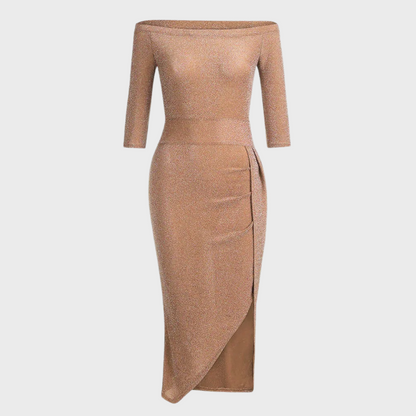 Side Slit Dress - Elegant Ladies Evening Gown