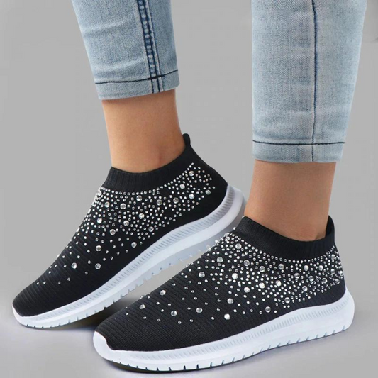 Slip-On Sneakers - Adorned Women'S Casual Shoes