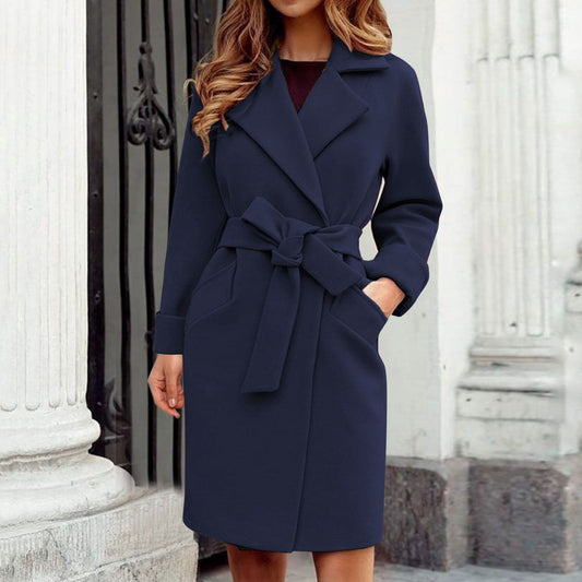 Trench Coat - Classic Belted Ladies Coat