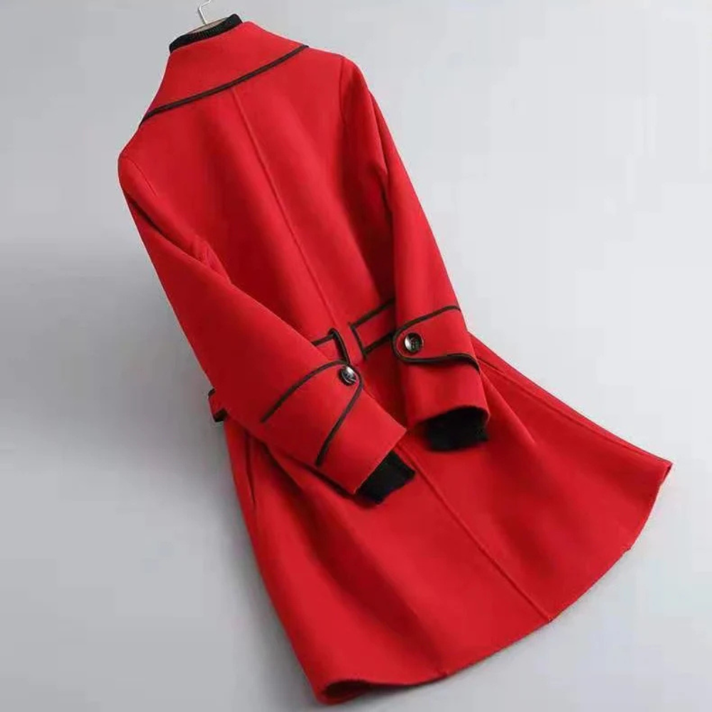 Trench coat - stylish ladies belted outerwear