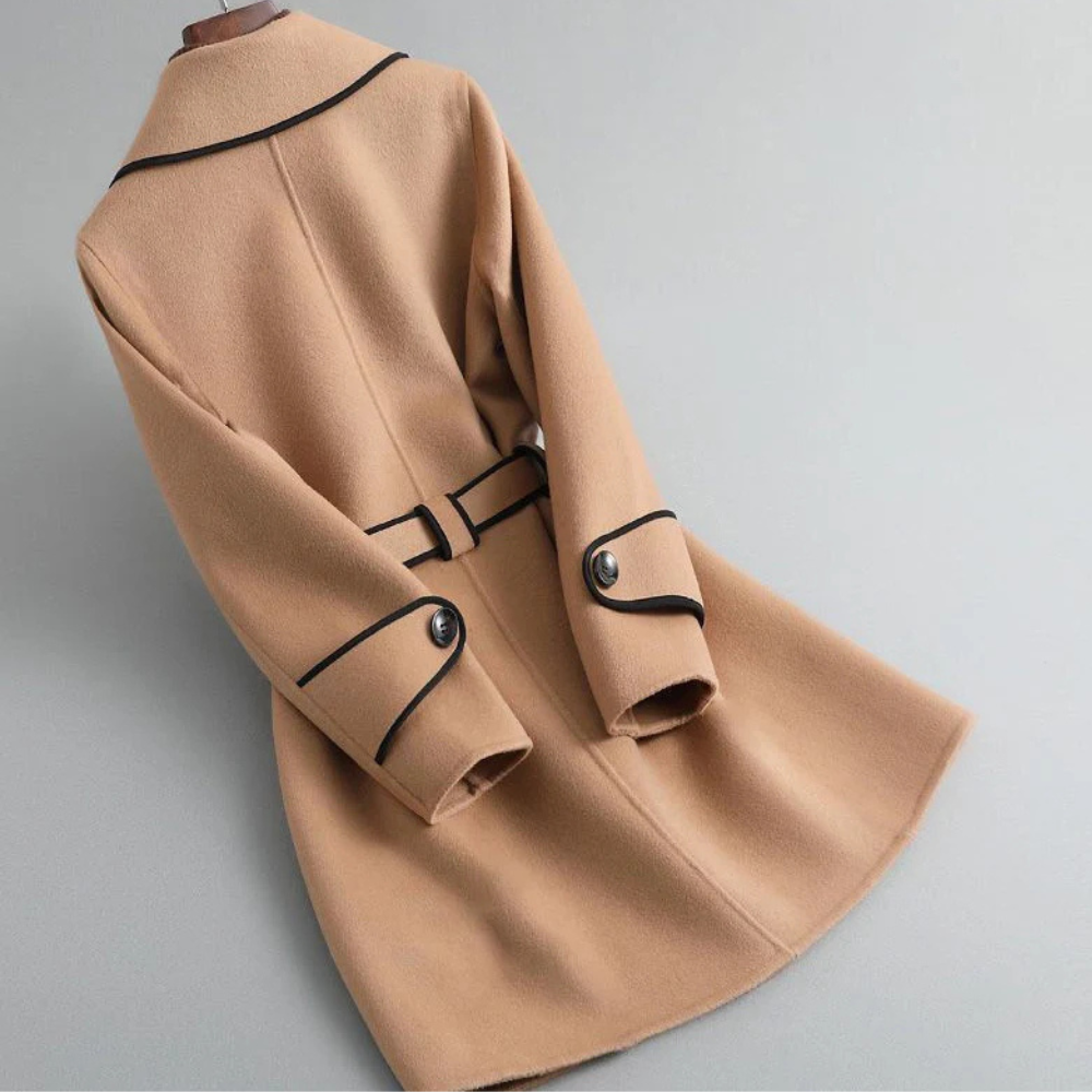 Trench coat - stylish ladies belted outerwear