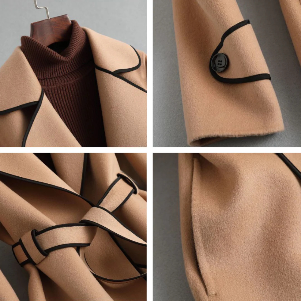 Trench coat - stylish ladies belted outerwear