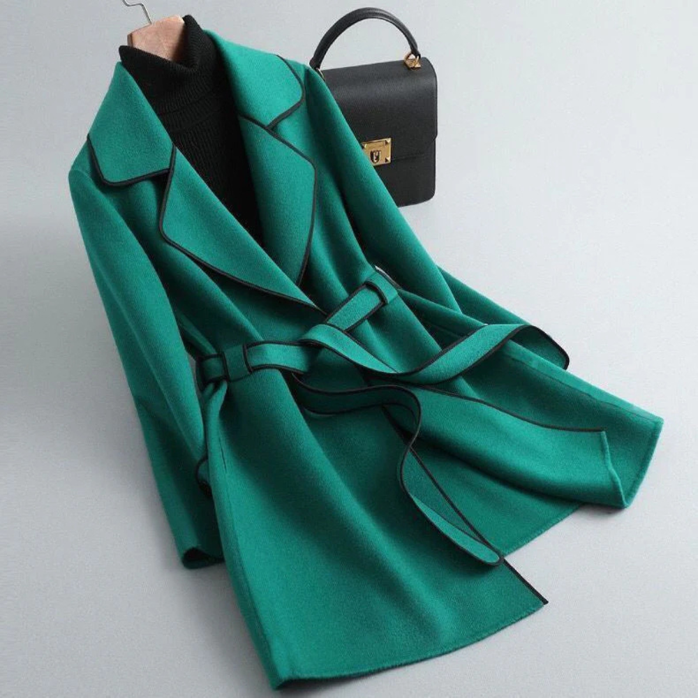Trench coat - stylish ladies belted outerwear