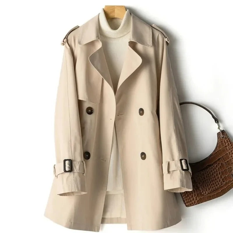 Trench coat - stylish ladies double-breasted coat