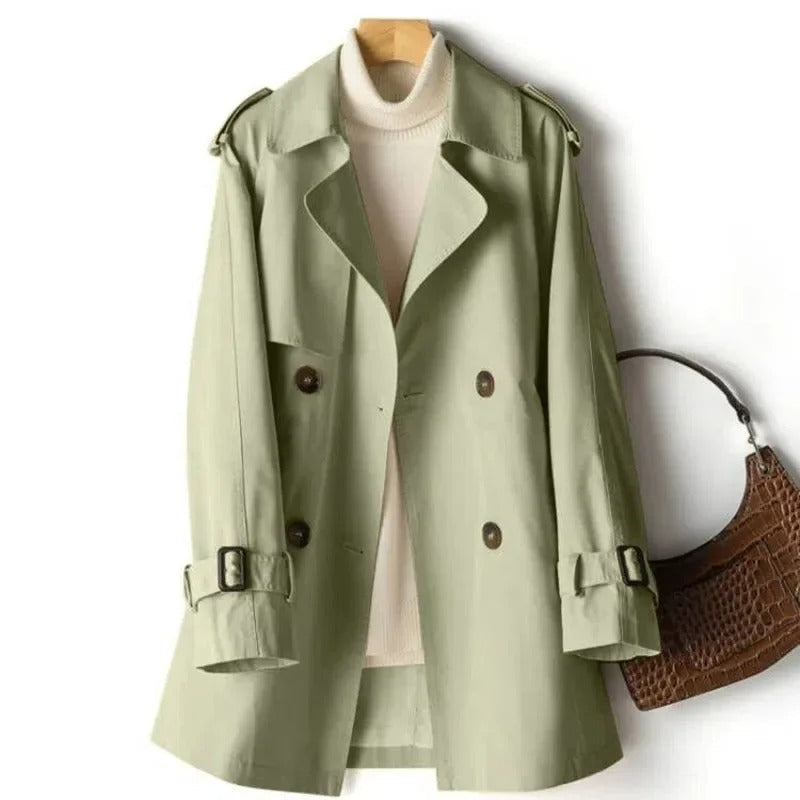 Trench coat - stylish ladies double-breasted coat