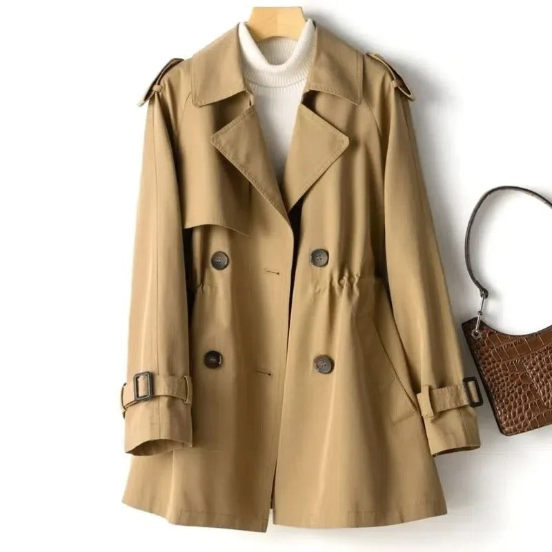 Trench coat - stylish ladies double-breasted coat