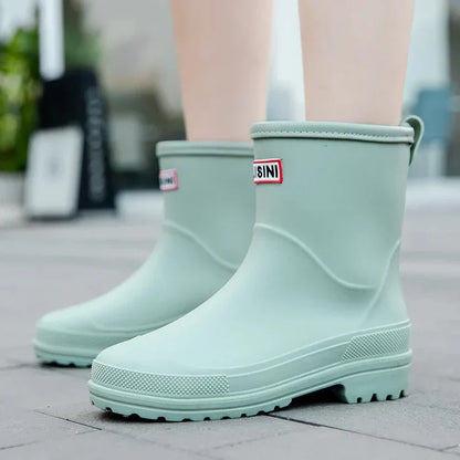 Waterproof Ankle Wellies - Lasting Ladies Rain Boots