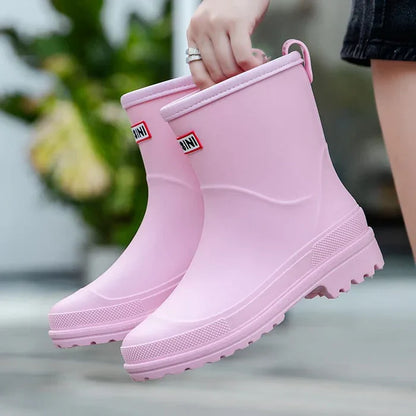 Waterproof Ankle Wellies - Lasting Ladies Rain Boots