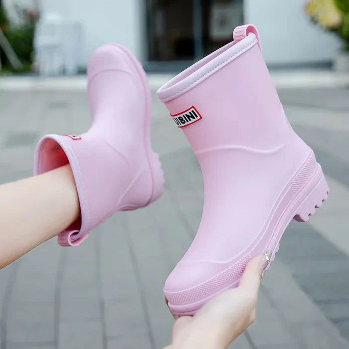 Waterproof Ankle Wellies - Lasting Ladies Rain Boots