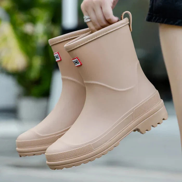 Waterproof Ankle Wellies - Lasting Ladies Rain Boots