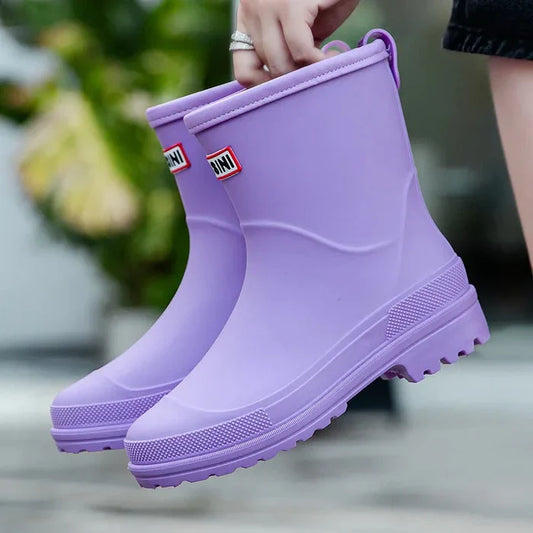 Waterproof Ankle Wellies - Lasting Ladies Rain Boots